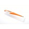 thermometre, Pointe Flexible, Blanc/Orange