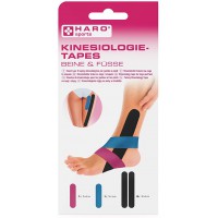 Kinesiology Lot de 4 bandes de kinesiologie pour pieds et chevilles