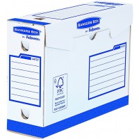 FELLOWES Lot de 20 BANKERS BOX Basic Boite d'archives Heavy Duty A4+ Dos de 10 cm