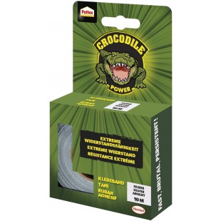 Pattex Crocodile Power PCTS1 Crocodile Power Tape Ruban adhesif Argente 1 x 10 m