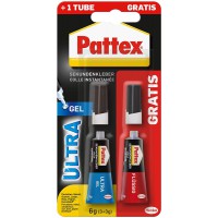 Pattex Colle instantanee ultra resistante et flexible - Resistante aux chocs et a l'eau - Pour caoutchouc, cuir, bo