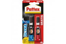 Pattex Colle instantanee ultra resistante et flexible - Resistante aux chocs et a l'eau - Pour caoutchouc, cuir, bo