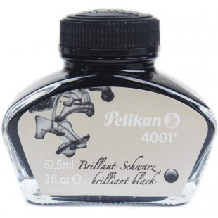 Pelikan 329144, encre 4001, flacon de 62,5 ml, noir brillant