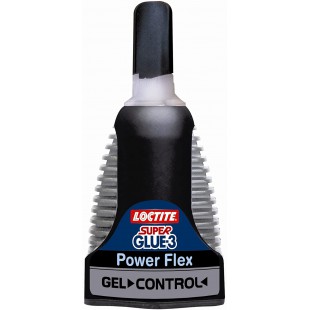 - Loctite SuperGlue-3 - Power Flex Gel Control 9H 1599176 - Flacon de colle - 3 g