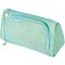 HomeOffice 517072 Trousse a  Crayons Aspect Toile Vert Menthe
