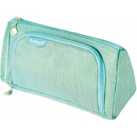 HomeOffice 517072 Trousse a  Crayons Aspect Toile Vert Menthe