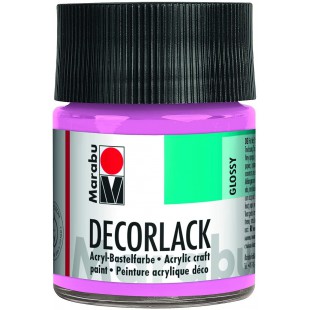  Peinture Acrylique "Decorlack", Rose, 50 ml