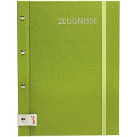 protege-document Metallium avec livre Vis Green