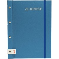 Porte-document metallique avec vis Bleu