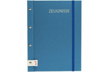 Porte-document metallique avec vis Bleu