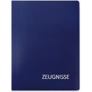 Zeugnismappe Basic, aus PP, DIN A4, blau