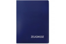 Zeugnismappe Basic, aus PP, DIN A4, blau