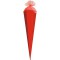 Cornet surprise vide 85 cm rouge