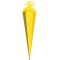 Cornet surprise vide 85 cm jaune