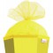 Cornet surprise vide 85 cm jaune