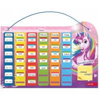 klipp & klar stundenplan steck-Fix einhornportrait Noir