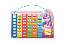 klipp & klar stundenplan steck-Fix einhornportrait Noir