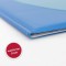 Porte-documents Duo bleu - 20 inserts pour jusqu'a  40 certificats - Indelebile