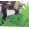 Bonnet de bain en tissu pour enfant de 4 a  9 ans Motif tyrannosaure Bleu clair