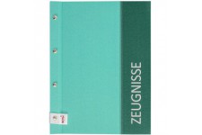 Dossier de temoin Spectrum avec vis pour livre - Format A4 - 12 inserts - Menthe - Extensible