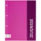 Spectrum Porte-document extensible avec vis pour livre Rose Format A4 12 inserts