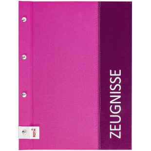 Spectrum Porte-document extensible avec vis pour livre Rose Format A4 12 inserts