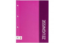 Spectrum Porte-document extensible avec vis pour livre Rose Format A4 12 inserts