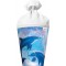 Cornet surprise de 70 cm - Motif dauphins - Avec fermeture en feutre - Pour la rentree scolaire