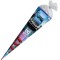 Cornet surprise « Police 110 » avec lumiere et son 85 cm - 6 coins rouges fermeture en tulle - Sachet de sucreries pour rentree 