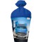 Cornet surprise « Police 110 » - 70 cm - Rond - Fermeture en feutre - Pour la rentree scolaire - Police 110