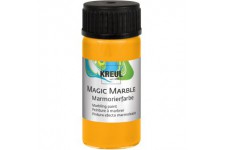 73203 Magic Marble Peinture pour marbrure, 20 ML, Jaune Soleil