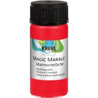 73205 Magic Marble Peinture pour marbrure, 20 ML, Rouge
