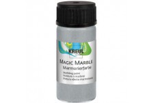 - Peinture pour marbrure Magic Marble-Argente-20 ML, 624441, argente