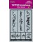  pochoir pour tatouage Hobby Line"bandes 2"