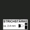 47011 - Hobby Line Vernis fois Stylet Medium, pointe ogive, 2-4 mm Noir