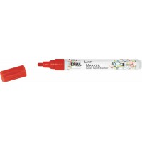 47012 - Hobby Line Marqueur permanent medium, pointe ogive, 2-4 mm, rouge