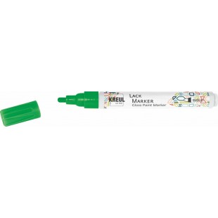 47014 - Stylo de peinture vert moyen, avec pointe ogive, epaisseur de trait 2-4 mm pour creer, ecrire et decorer de p