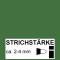47014 - Stylo de peinture vert moyen, avec pointe ogive, epaisseur de trait 2-4 mm pour creer, ecrire et decorer de p