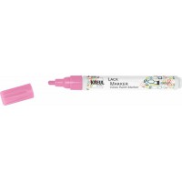 47017 - Stylo de peinture rose moyen, avec pointe ogive, epaisseur de trait 2-4 mm pour creer, ecrire et decorer de p