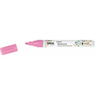 47017 - Stylo de peinture rose moyen, avec pointe ogive, epaisseur de trait 2-4 mm pour creer, ecrire et decorer de p
