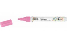 47017 - Stylo de peinture rose moyen, avec pointe ogive, epaisseur de trait 2-4 mm pour creer, ecrire et decorer de p