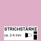 47017 - Stylo de peinture rose moyen, avec pointe ogive, epaisseur de trait 2-4 mm pour creer, ecrire et decorer de p
