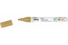 47020 - Hobby Line Marqueur permanent medium, pointe ogive, 2-4 mm, or