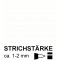 47210 - Stylo de peinture blanc fin avec pointe ogive epaisseur de trait 1 - 2 mm, pour decorer, etiqueter et decorer