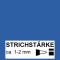 Hobby Line 47213 - Laque Peinture Stylo a pointe ogive fine - 1-2 mm - Bleu