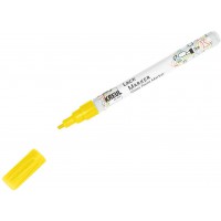 47215 - Hobby Line Marqueur permanent FINE, pointe ronde, 1-2 mm, jaune