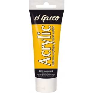 C. peinture acrylique el Greco, jaune cadmium, 75 ml