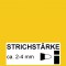 47036 - Stylo de peinture de retouche de taille moyenne orange fluo avec pointe ogive epaisseur de trait 2-4 mm pour 