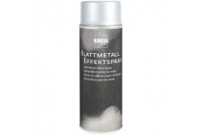 994401 - Spray effet feuille metallique, argent, 400 ml, Nitro a  sechage rapide avec aspect metallique a  feuilles