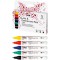Hobby Line 16350 - Feutres pour Porcelaine Brillant - Set de 5